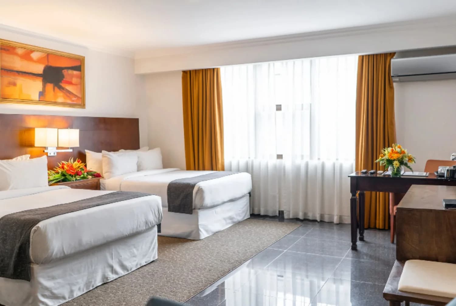 Comfortable room at KC Hotel San Jose with modern amenities